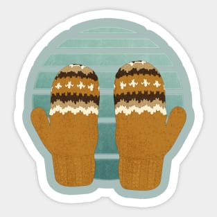 Bernie's Wool Mittens Sticker